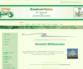 Zweirad-Heins.de(Ihr Fachmann in Sachen Fahrr) Screenshot