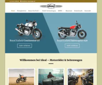 Zweiradmuseum.com(Willkommen bei Ideal) Screenshot