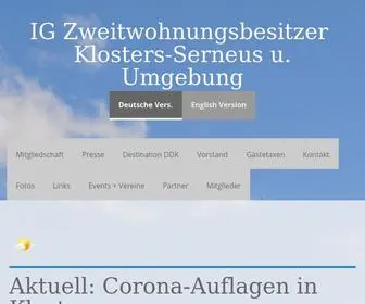 Zweitwhg-Klosters.ch(Zweitwohnung Klosters) Screenshot