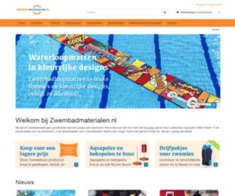 Zwembadmaterialen.nl(Maakt zwemmen nog leuker) Screenshot