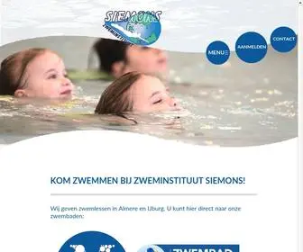 Zweminstituut-Siemons.nl(Zweminstituut Siemons) Screenshot