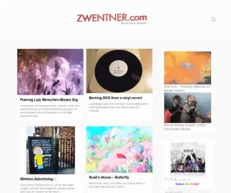 Zwentner.com(Blog für Pop) Screenshot