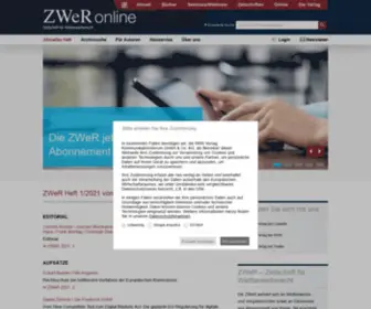 Zwer-Online.de(Aktuelles Heft) Screenshot