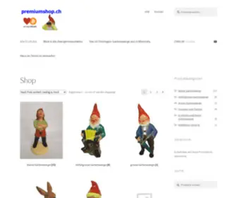 Zwergshop.ch(Original Griebel Gartenzwerge aus Gräfenroda kaufen) Screenshot