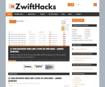 Zwifthacks.com(Make it easy to ride more…) Screenshot