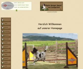 Zwinger-Vom-Leiningerland.de(English Springer Spaniel vom Leiningerland) Screenshot