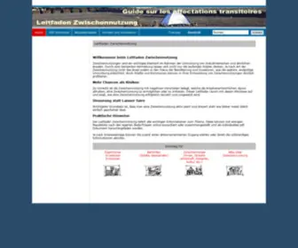 Zwischennutzung.ch(Affectations) Screenshot