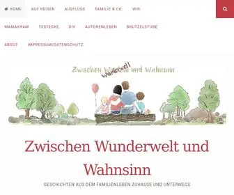 Zwischenwindelnundwahnsinn.de(Geschichten aus dem Familienleben zuhause und unterwegs) Screenshot