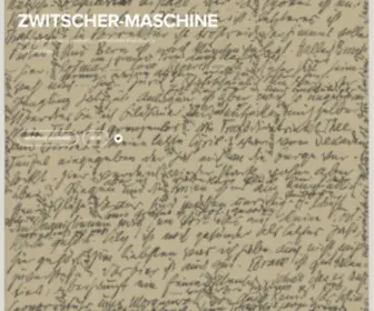 Zwitscher-Maschine.org(Zwitscher Maschine) Screenshot