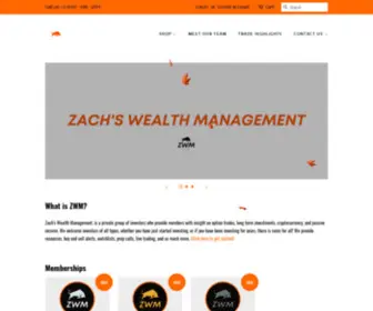 ZWMtrading.com(ZWM) Screenshot