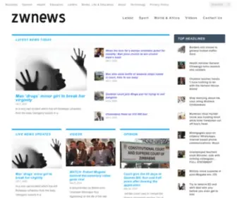 Zwnews.com(Zim News) Screenshot