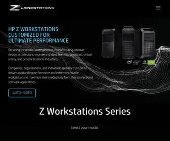 Zworkstations.com(Configure Your HP Z Workstation) Screenshot