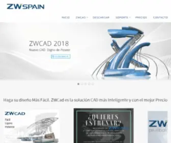 ZWspain.com(ZWCAD, la auténtica alternativa CAD al menor precio) Screenshot