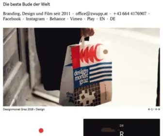 Zwupp.at(Branding, Design & Film) Screenshot