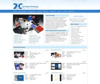 ZX-Printing.com(ZX printing company) Screenshot