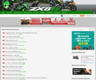 ZX6R.com(Kawasaki Ninja ZX) Screenshot