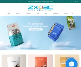 Zxpac.com(Medical device packaging) Screenshot