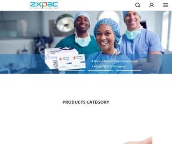 Zxpac.net(China KN95 Face Mask PVC Gloves Medical Packaging Suppliers) Screenshot