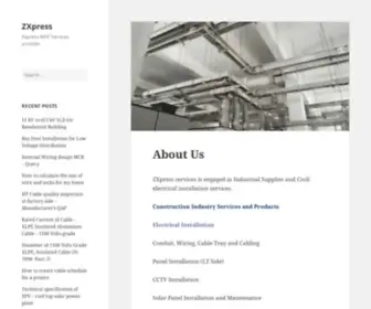 ZXpress.in(Express MEP Services provider) Screenshot