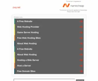 ZXQ.net(Free web hosting) Screenshot