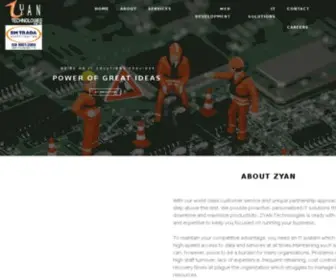 Zyan.co.in(Zyan Technologies) Screenshot