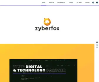 Zyberfox.com(Digital & Technology Partner) Screenshot