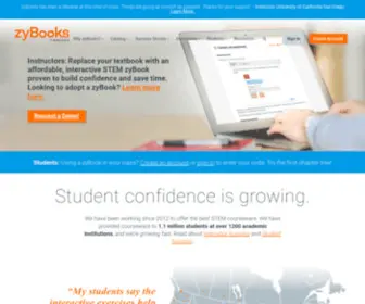 Zybooks.com(Build Confidence and Save Time With Interactive Textbooks) Screenshot