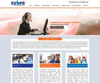 ZYbro.com(Zybro Digital Language Lab Software) Screenshot