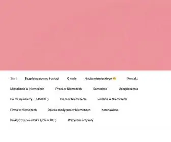 Zyciewniemczech.de(Ycie w Niemczech) Screenshot