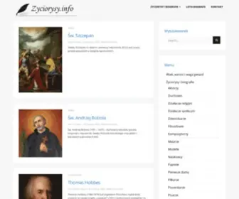 Zyciorysy.info(Yciorysy) Screenshot