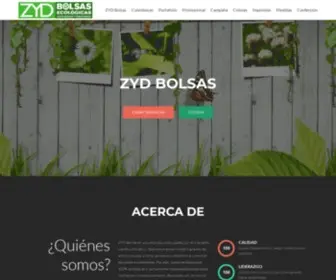 ZYdbolsas.com(Zyd bolsas ecologicas) Screenshot