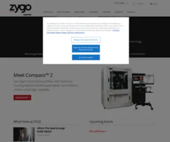 Zygo.com(Precision Optical Metrology) Screenshot