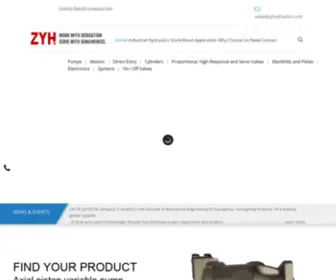 ZYHYdraulics.com(Guangzhou Zhiyuan Hydraulic Co) Screenshot