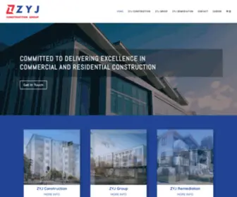 ZYJ.co.nz(ZYJ Construction Ltd) Screenshot