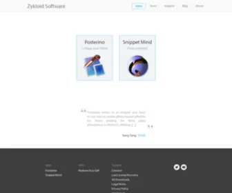 ZYkloid.com(Z y k l o i d) Screenshot