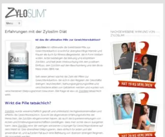 Zyloslim-Diat.de(Erfahrungen mit der Zyloslim Diät) Screenshot