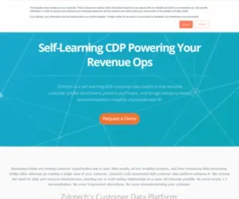 Zylotech.com(Self-Learning B2B Customer Data Platform) Screenshot