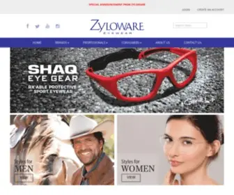 Zyloware.com(Zyloware Eyewear) Screenshot