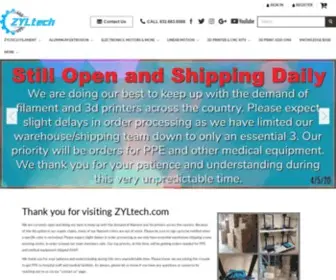 ZYltech.com(ZYLtech Engineering LLC) Screenshot
