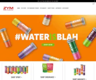 ZYM.com(ZYM SMART HYDRATION) Screenshot