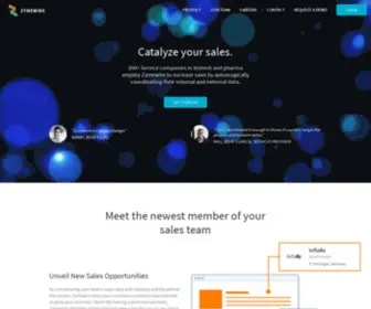 Zymewire.com(Catalyze your sales) Screenshot