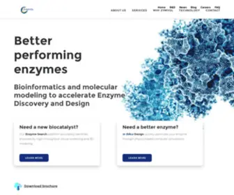 ZYmvol.com(Enzyme Discovery and Design Services) Screenshot