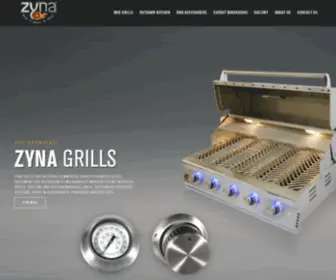 Zynagrills.com(Zyna Grills) Screenshot