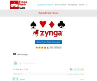 ZYngapokerhack.pro Screenshot