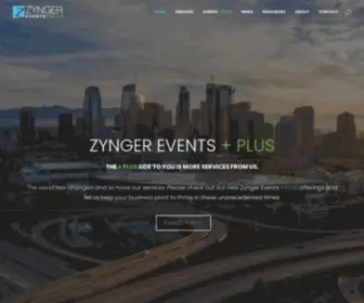 ZYnger.com(Top Corporate and Nonprofit Premier Event Planning Companies Los Angeles) Screenshot