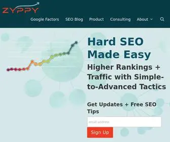 ZYPPY.com(Zyppy SEO Ξ Grow Your Google Rankings) Screenshot