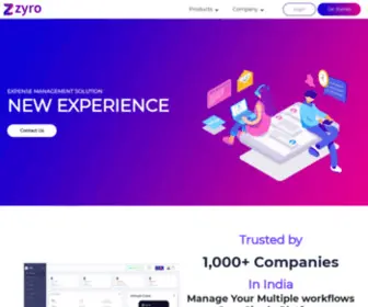 Zyro.in(NEXT GENERATION BUSINESS FINANCIAL PLATFORM FOR SMEs) Screenshot