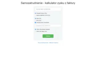 ZYSKzfaktury.pl(Oblicz zysk z faktury) Screenshot