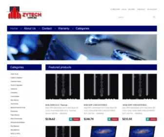 Zytech.com.au(Australia's online store for computer hardware) Screenshot