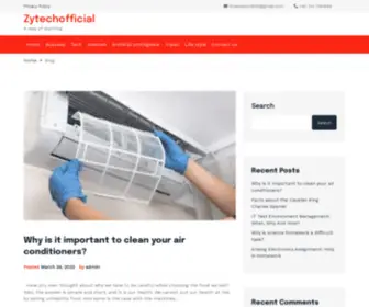 Zytechofficial.com(A way of learning) Screenshot